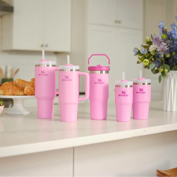 🎉LAST CHANCE🎉 NWT Stanley Iceflow Flip Straw 30 oz Tumbler Peony - Picture 5 of 12